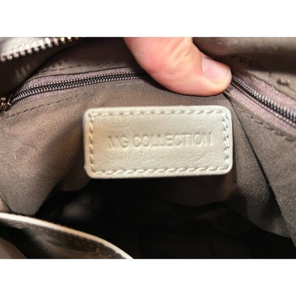 MG Collections MAWAR Purse Tri Tone Colored Chic Hobo Bag, Handheld Or Shoulder - Picture 12 of 16